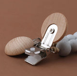 Pacifier clip wood