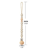 Pacifier clip wood