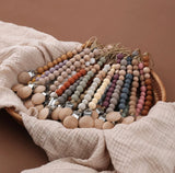 Pacifier clip wood